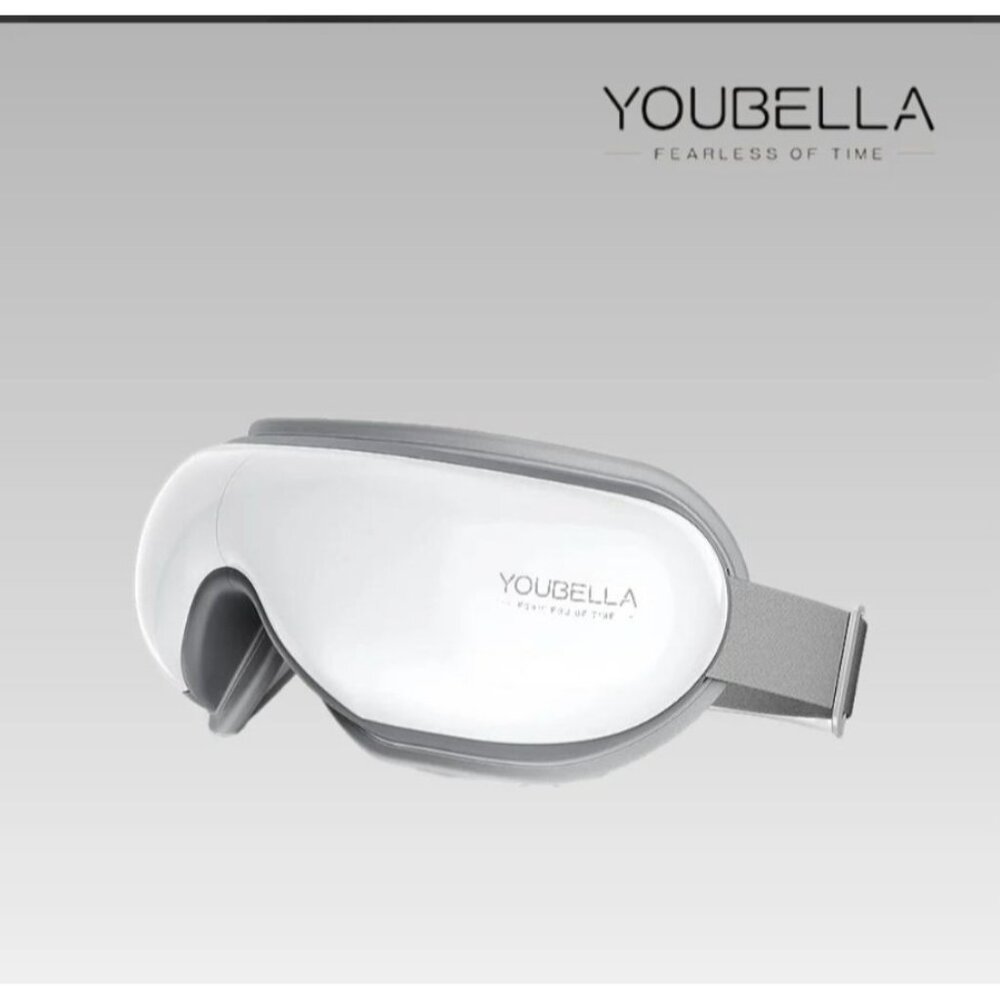 Youbella Bluetooth Heated Eye Massager for Migraines Heat Therapy Compression